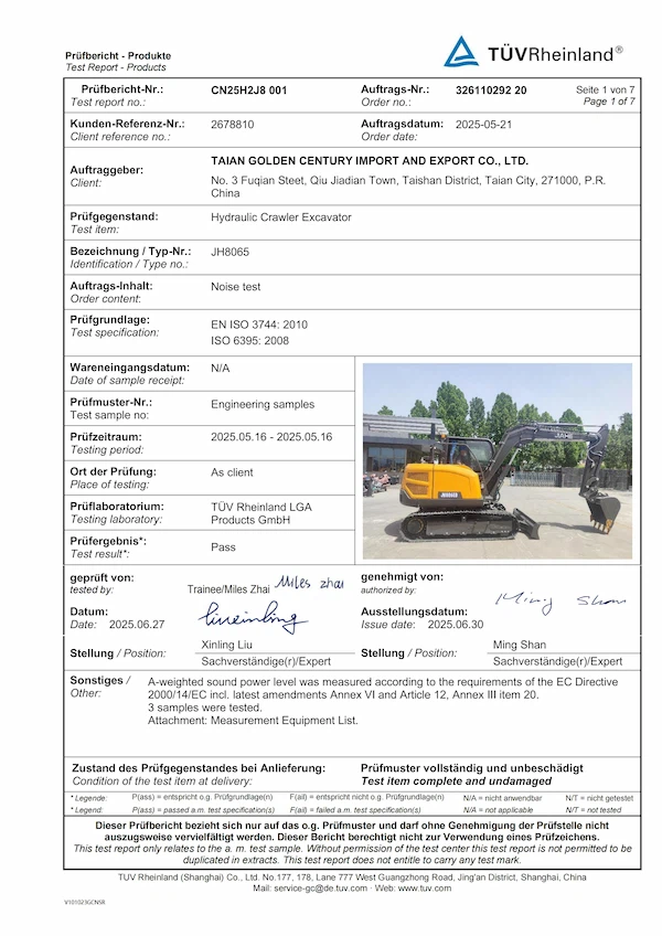 Noise certification3